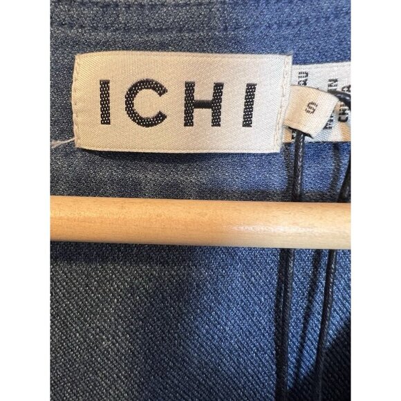 Ichi Ihkate Denim V-Neck Shirt Size Small Western 2026 Season Not In Stores NWT - Picture 5 of 7